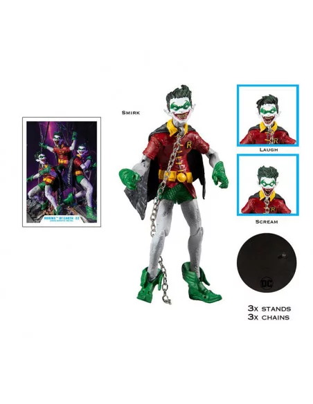 es::DC Pack 4 Figuras Collector Multipack The Batman Who Laughs with the Robins of Earth 18 cm