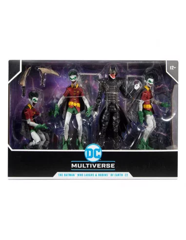 es::DC Pack 4 Figuras Collector Multipack The Batman Who Laughs with the Robins of Earth 18 cm