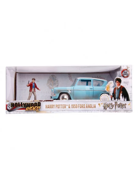 es::Harry Potter Coche 1/24 Hollywood Rides 1959 Ford Anglia con Figura