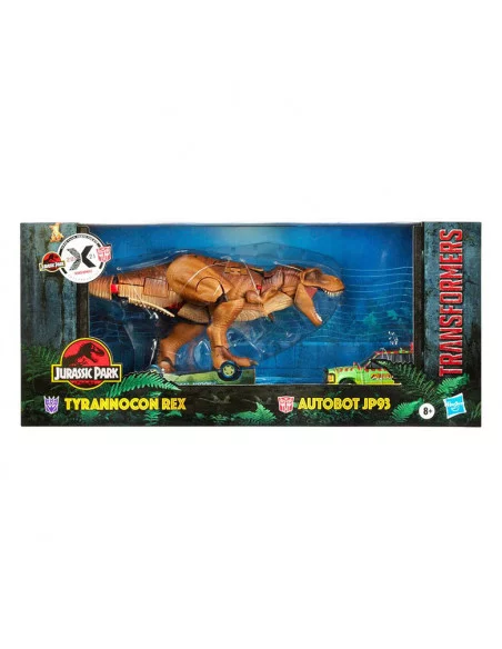 es::Jurassic Park x Transformers Generations Figuras Tyrannocon Rex 18 cm & Autobot JP93 14 cm
