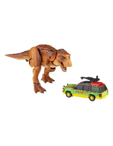 es::Jurassic Park x Transformers Generations Figuras Tyrannocon Rex 18 cm & Autobot JP93 14 cm