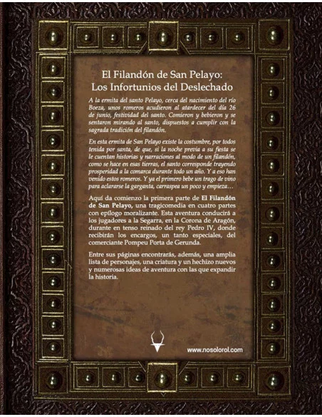 es::Aquelarre. Cofradía Anatema 1: Los Infortunios del Deslechado