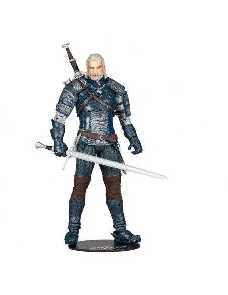es::The Witcher Figura Geralt of Rivia Viper Armor: Teal Dye 18 cm