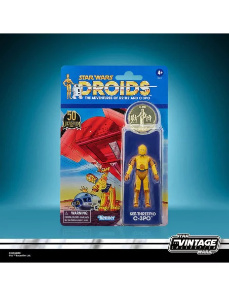 es::Star Wars: Droids Vintage Collection Figura See-Threepio C-3PO 10 cm