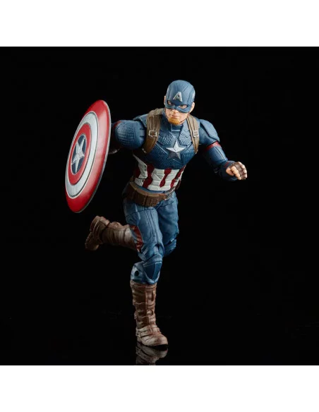 es::Marvel Legends Pack de 2 Figuras Captain America: Sam Wilson & Steve Rogers 15 cm