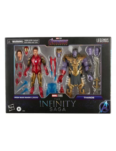 es::The Infinity Saga Marvel Legends Series Pack de 2 Figuras 2021 Iron Man & Thanos Endgame