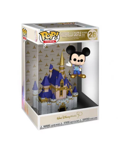 es::Walt Disney World 50th Anniversary Funko POP! Town Castle & Mickey 9 cm 