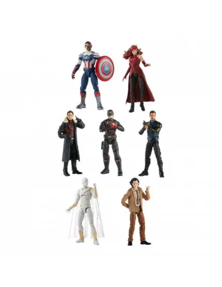 es::Marvel Legends pack de 7 figuras Captain America Flight Gear