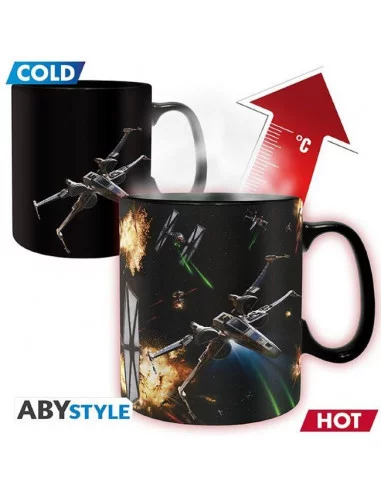 es::Star Wars Taza con cambio de imagen Space Battle 460 ml