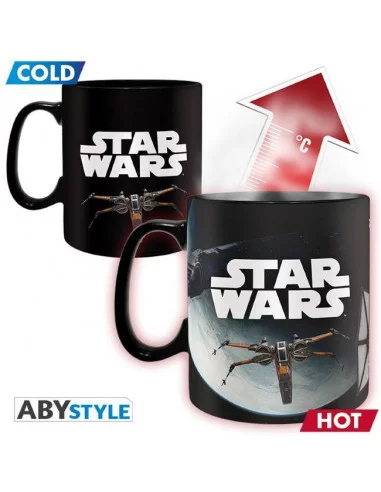 es::Star Wars Taza con cambio de imagen Space Battle 460 ml