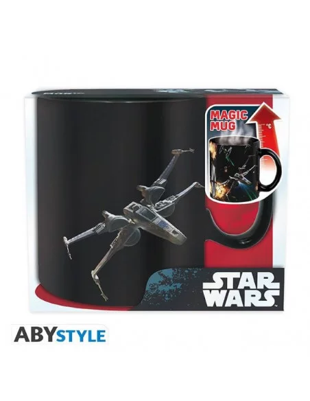 es::Star Wars Taza con cambio de imagen Space Battle 460 ml