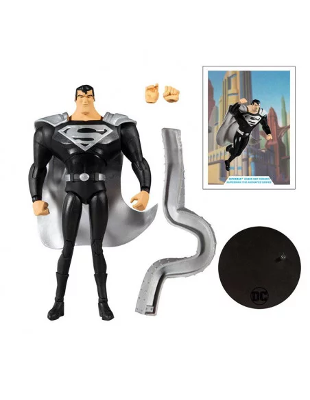 es::DC Multiverse Figura Superman Black Suit Variant Superman: The Animated Series 18 cm