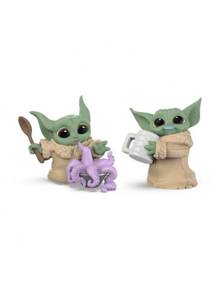 es::Star Wars Mandalorian Bounty Collection Pack de 2 Figuras The Child Tentacle Soup & Milk Mustache 5,5 cm