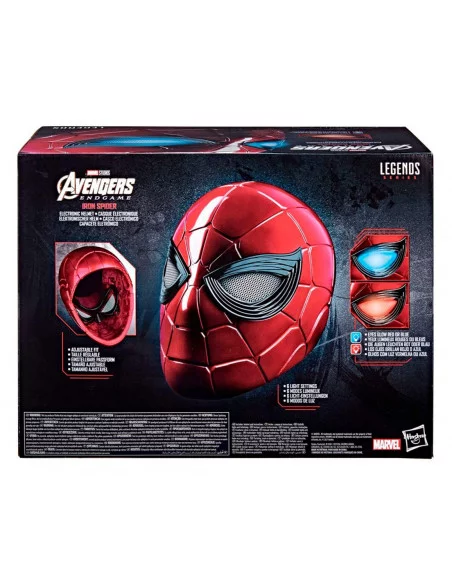 es::Vengadores: Endgame Marvel Legends Casco Electrónico Iron Spider