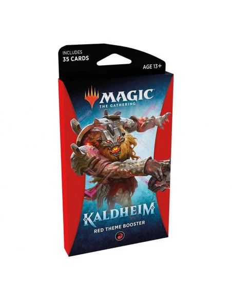 es::Magic the Gathering Kaldheim Red Theme Booster en inglés 