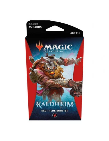 es::Magic the Gathering Kaldheim Red Theme Booster en inglés 
