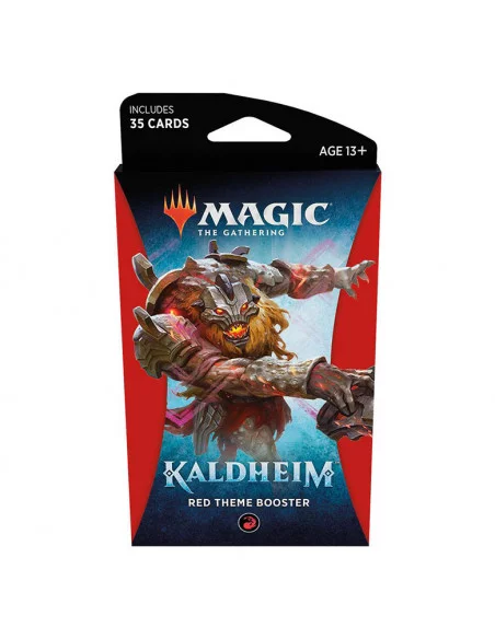 es::Magic the Gathering Kaldheim Red Theme Booster en inglés 
