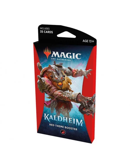 es::Magic the Gathering Kaldheim Red Theme Booster en inglés 