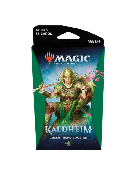 es::Magic the Gathering Kaldheim Green Theme Booster en inglés 