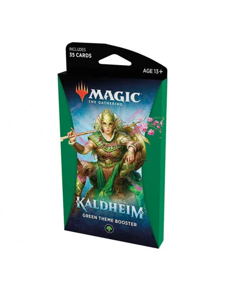 es::Magic the Gathering Kaldheim Green Theme Booster en inglés 