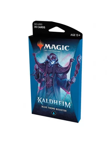 es::Magic the Gathering Kaldheim Blue Theme Booster en inglés 