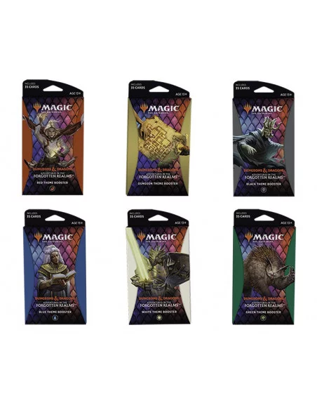 es::Magic Adventures in the Forgotten Realms Pack de 6 Theme Boosters inglés