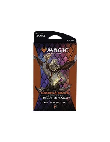 es::Magic Adventures in the Forgotten Realms Red Theme Booster inglés