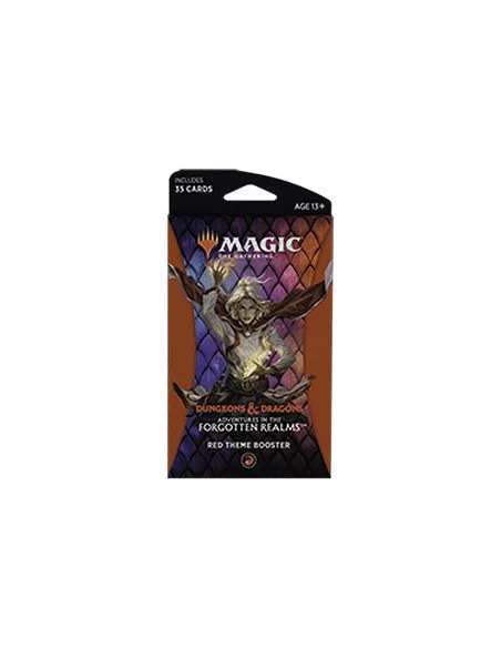 es::Magic Adventures in the Forgotten Realms Red Theme Booster inglés