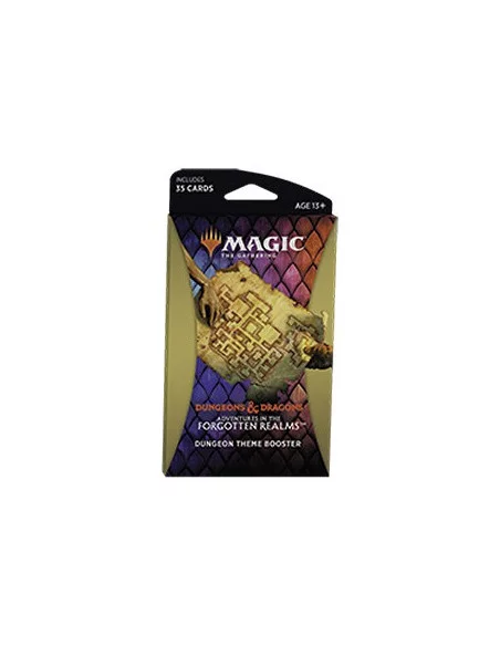 es::Magic Adventures in the Forgotten Realms Dungeon Theme Booster inglés