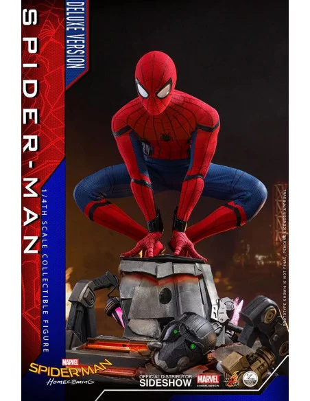es::Spider-Man: Homecoming Figura Quarter Scale Series 1/4 Spider-Man Deluxe Version Hot Toys 44 cm es::Spider-Man: Homecoming Figura Quarter Scale Series 1/4 Spider-Man Deluxe Version Hot Toys 44 cm