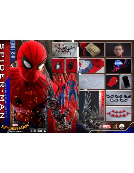 es::Spider-Man: Homecoming Figura Quarter Scale Series 1/4 Spider-Man Deluxe Version Hot Toys 44 cm es::Spider-Man: Homecoming Figura Quarter Scale Series 1/4 Spider-Man Deluxe Version Hot Toys 44 cm
