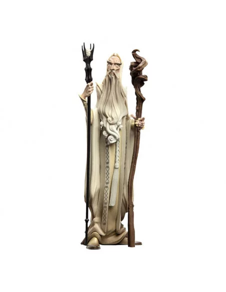es::El Señor de los Anillos Figura Mini Epics Saruman el Blanco SDCC 2021 18 cm