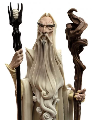 es::El Señor de los Anillos Figura Mini Epics Saruman el Blanco SDCC 2021 18 cm