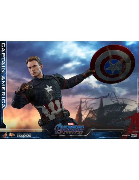 es::Vengadores: Endgame Figura 1/6 Captain America Hot Toys 31 cm. es::Vengadores: Endgame Figura 1/6 Captain America Hot Toys 31 cm.