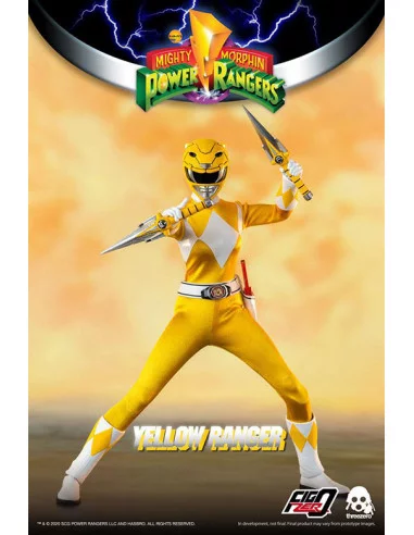 es::Mighty Morphin Power Rangers Figura FigZero 1/6 Yellow Ranger 30 cm