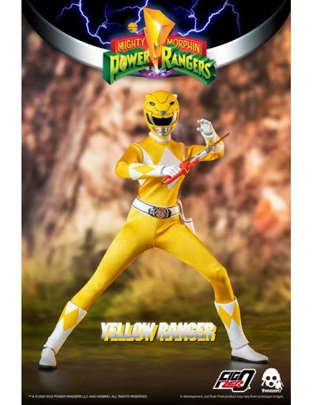 es::Mighty Morphin Power Rangers Figura FigZero 1/6 Yellow Ranger 30 cm