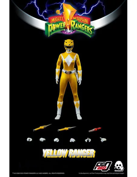es::Mighty Morphin Power Rangers Figura FigZero 1/6 Yellow Ranger 30 cm