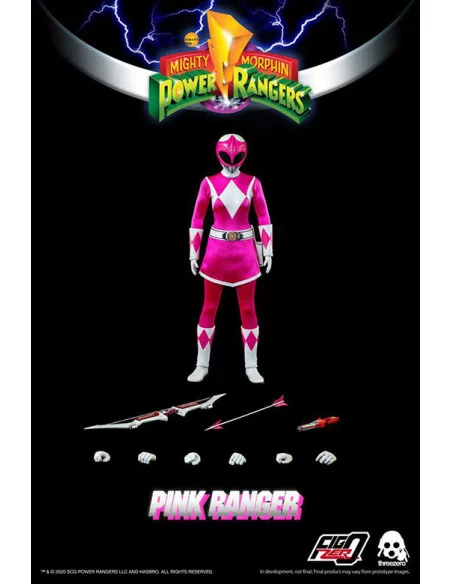 es::Mighty Morphin Power Rangers Figura FigZero 1/6 Pink Ranger 30 cm