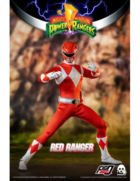 es::Mighty Morphin Power Rangers Figura FigZero 1/6 Red Ranger 30 cm