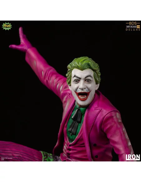 es::Batman 1966 Estatua Deluxe BDS Art Scale 1/10 The Joker 23 cm