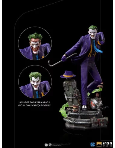 es::DC Comics Estatua 1/10 Deluxe Art Scale The Joker 23 cm