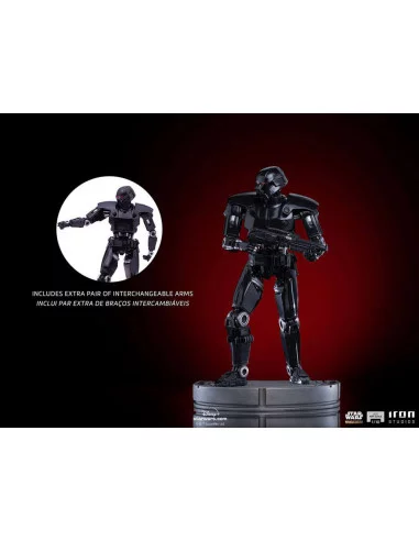 es::Star Wars The Mandalorian Estatua 1/10 BDS Art Scale Dark Trooper 24 cm