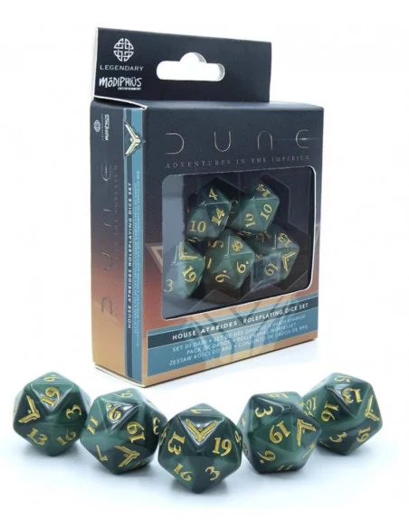 es::Dune Set de dados - Atreides