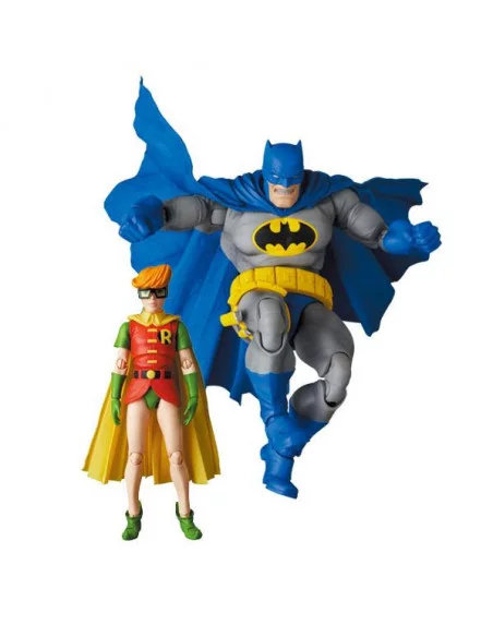 es::Batman: The Dark Knight Returns Figuras MAF EX Batman Blue Version & Robin 11- 16 cm