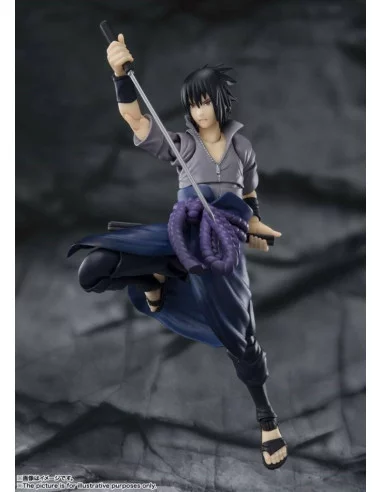 es::Naruto Shippuden Figura S.H. Figuarts Sasuke Uchiha -He who bears all Hatred- 15 cm 