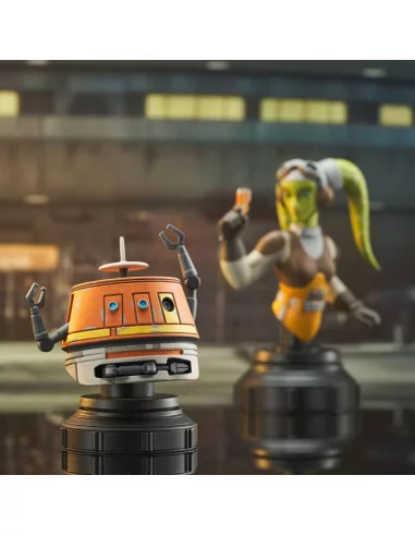 es::Star Wars Rebels Pack de 2 Bustos Hera & Chopper 15 cm