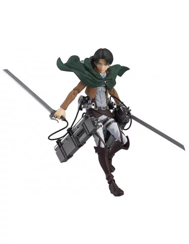 es::Ataque a los Titanes Figura Figma Levi 14 cm