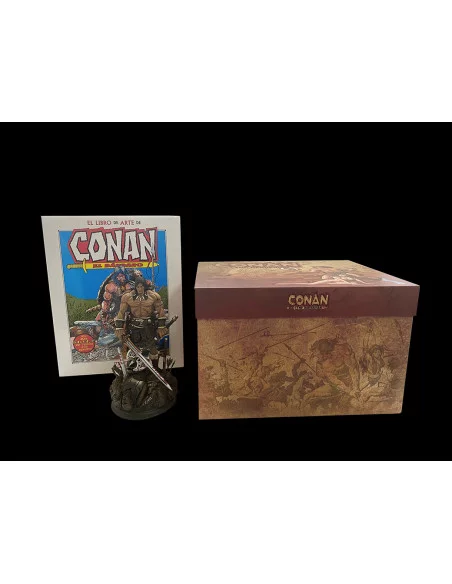 es::El libro de Arte de Conan el Bárbaro Libro + estatua