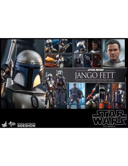 es::Star Wars Episode II Figura Movie Masterpiece 1/6 Jango Fett Hot Toys 30 cm-3