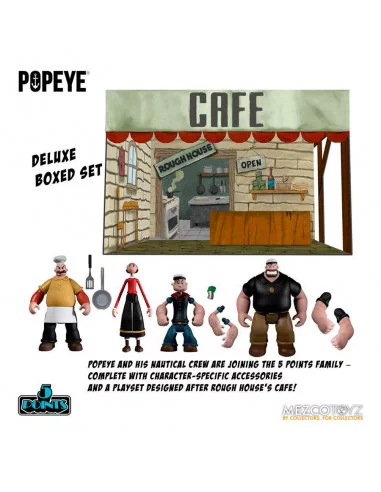 es::Popeye Figuras 5 Points Deluxe Box Set 9 cm